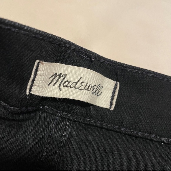 Madewell- The Perfect Vintage Flare Jean in Sherborn Wash Black Size 28 - Picture 9 of 11